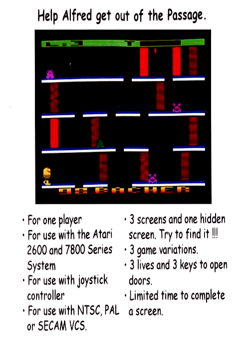 Alfred Challenge (Homebrew) — Box back